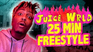 Juice WRLD 25 minute freestyle [upl. by Dierolf]