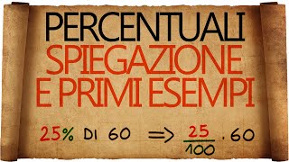 Percentuali  Cosa sono e come si calcolano [upl. by Coke]