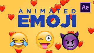 How To Animate Emojis in After Effects  Motion Graphics [upl. by Punke]