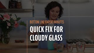 Quick Fix for Cloudy Glass [upl. by Rakel525]