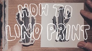 LINO PRINTING  HOW TO [upl. by Anehsat325]