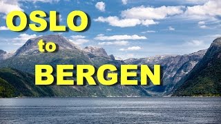 Oslo to Bergen Norway by Train through the mountains and Boat through the fjords [upl. by Novikoff568]