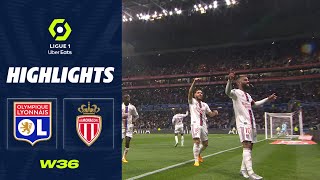 OLYMPIQUE LYONNAIS  AS MONACO 3  1  Highlights  OL  ASM  20222023 [upl. by Adnawyt]