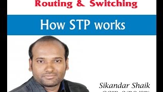 How STP works  Video By Sikandar Shaik  Dual CCIE RSSP  35012 [upl. by Ataeb]