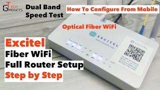 Excitel Optical Fiber WiFi  Full Router Setup  Step by Step  Speed Test  All you need to know [upl. by Hamitaf]