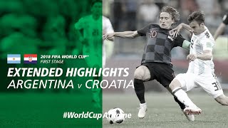 Argentina 03 Croatia  Extended Highlights  2018 FIFA World Cup [upl. by Eseret]