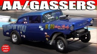 Ohio Outlaw AA Gassers Nostalgia Drag Racing [upl. by Anaujal]