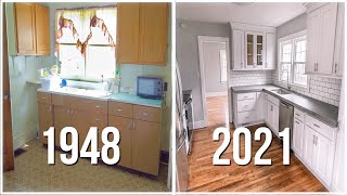 Epic Kitchen Remodel on a Budget  75 YEAR OLD KITCHEN REMODEL [upl. by Hoffman]