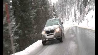 BMW X3 F25  Winterreifen vs Sommerreifen im Schnee [upl. by Haleeuqa]