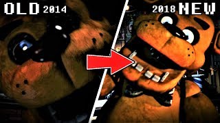 ALL Ultimate Custom Night JUMPSCARES COMPARISON amp EVOLUTION FNaF 2014 to 2018 [upl. by Yelha]