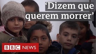 O campo de refugiados onde ‘crianças dizem querer morrer’ [upl. by Bearnard]