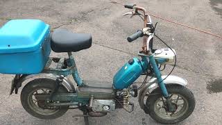 1978 GARELLI KATIA MOPED REVIEW [upl. by Ruamaj]