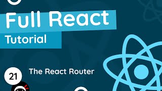 Full React Tutorial 21  The React Router [upl. by Elah]