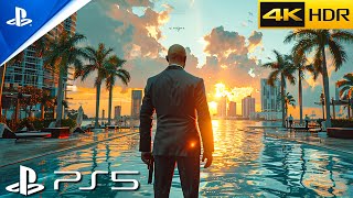 MIAMI PS5 Immersive ULTRA Realistic Graphics Gameplay 4K60FPS Hitman 2 [upl. by Bennie372]