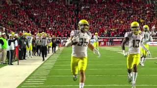 Kaelin Clay drops ball vs Oregon with Utah radio call [upl. by Hamimej379]