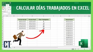 Como calcular los DIAS TRABAJADOS en EXCEL [upl. by Nunnery809]