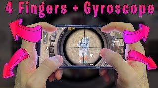 Levinho HANDCAM  4 Fingers amp Gyroscope  PUBG MOBILE [upl. by Annocahs]