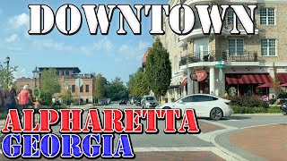 Alpharetta  Georgia  4K Downtown Drive [upl. by Dill900]