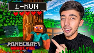 1KUN YASHAB QOL 😱 MINECRAFT [upl. by Pros]