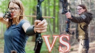 Compound Bow VS Recurve Bow Which is better [upl. by Nyladgam106]