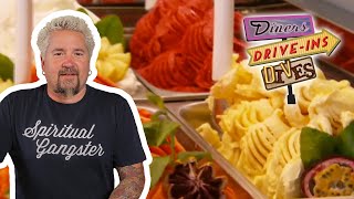 Guy Fieri Eats Gelato in Arizona  Diners DriveIns and Dives  Food Network [upl. by Akenat740]