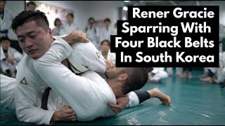 Rener Gracie vs 4 Korean Black Belts [upl. by Wrench]