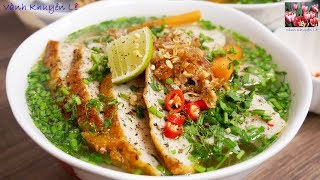 BÁNH CANH CHẢ CÁ  Cách nấu Bánh Canh Hẹ Phú Yên Cách làm sợi Bánh Canh by Vanh Khuyen [upl. by Zamora]