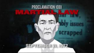 Proclamation 1081 Martial Law [upl. by Nayllij]