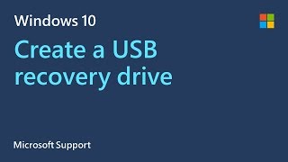 How to make a USB recovery drive in Windows 10  Microsoft [upl. by Sebastian613]