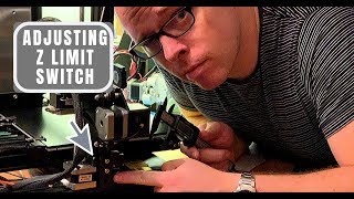 How to adjust the Z limit switch Creality Ender 3 [upl. by Nita630]