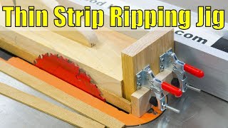 How to Make a Thin Strip Ripping Jig [upl. by Lejeune]