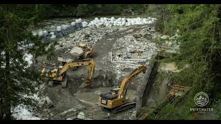 Dam removal timelapse on Washingtons Middle Fork Nooksack River 2020 [upl. by Upshaw]