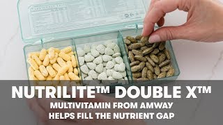 Double X Multivitamin Helps Fill the Nutrient Gap  Amway [upl. by Drofliw]