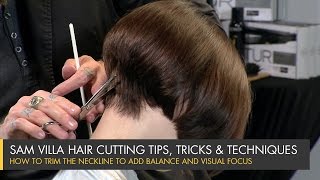 How To Trim The Neckline To Add Balance And Visual Focus [upl. by Ronel399]