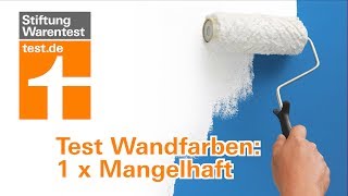 Test Wandfarben Besser konservierungsmittelfrei [upl. by Merl232]