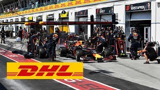 DHL Fastest Pit Stop Award New F1 Pit Stop World Record Red Bull RacingMax Verstappen [upl. by Yelraf]