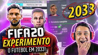 Simulando o BARCELONA em 2033 Ansu Fati Messi Sancho e MAIS FIFA EXPERIMENTO [upl. by Alekim]