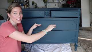 How to Prep amp Paint a Vintage Dresser [upl. by Adnaloy254]