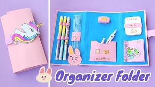 DIY FOLDER ORGANIZER  BACK TO SCHOOL  Crafts DIY  how to make folder organizer  Diy organizer [upl. by Ottie]