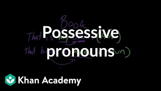 Possessive pronouns  The parts of speech  Grammar  Khan Academy [upl. by Airat]