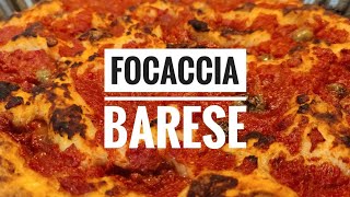 Traditional FOCACCIA Barese homemade ORIGINAL recipe by Chef Filippo Camposeo CMP [upl. by Vergos]