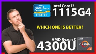 INTEL Core i3 1115G4 vs AMD Ryzen 3 4300U Technical Comparison [upl. by Aramal846]