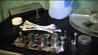 Cleaning and Demagnetizing the Reel to Reel Deck [upl. by Blaise32]