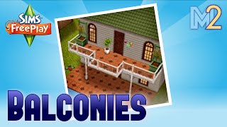 Sims FreePlay  Balcony Quest Tutorial amp Walkthrough [upl. by Nored]