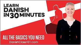 Learn Danish in 30 Minutes  ALL the Basics You Need [upl. by Afnin]