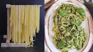 Homemade Pasta with Pesto [upl. by Aciria706]