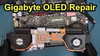 Gigabyte Aero 15 OLED SA Fan Replacement [upl. by Jovitta348]