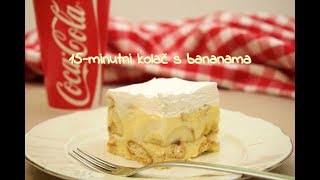 15minutni kolač s bananama • ReciPeci Sandre Gašparić [upl. by Annazus]