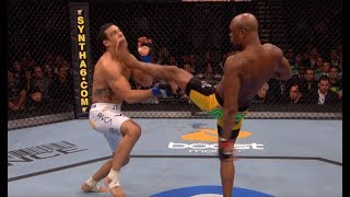 Anderson Silva Top 5 Finishes [upl. by Cassandry312]