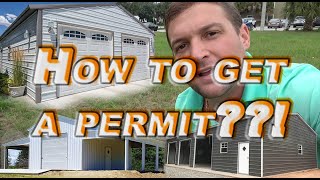 Metal Building Tips and tricks How to get a permit [upl. by Egres]